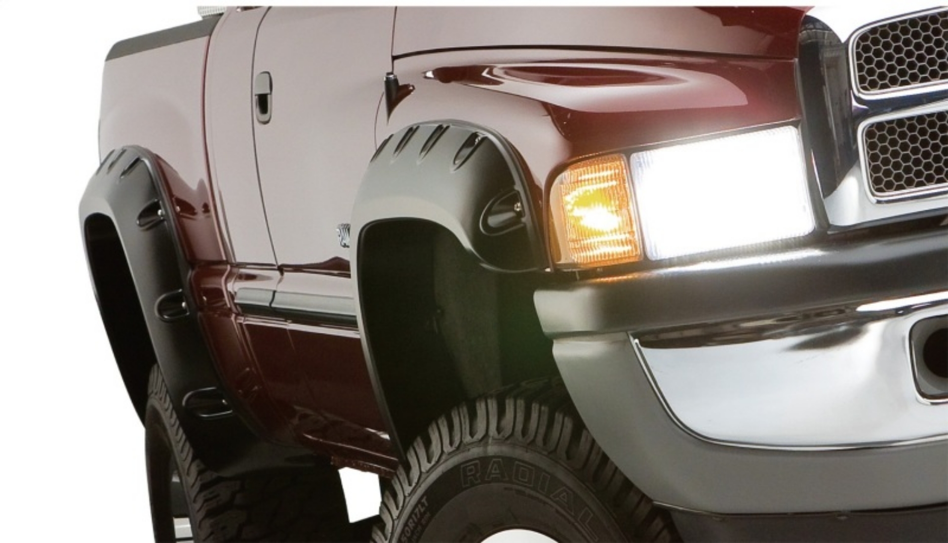 Picture of Bushwacker 19-22 Ram 1500 Excl Rebel Models Pocket Style Flares 4pc - Ivory Pearl