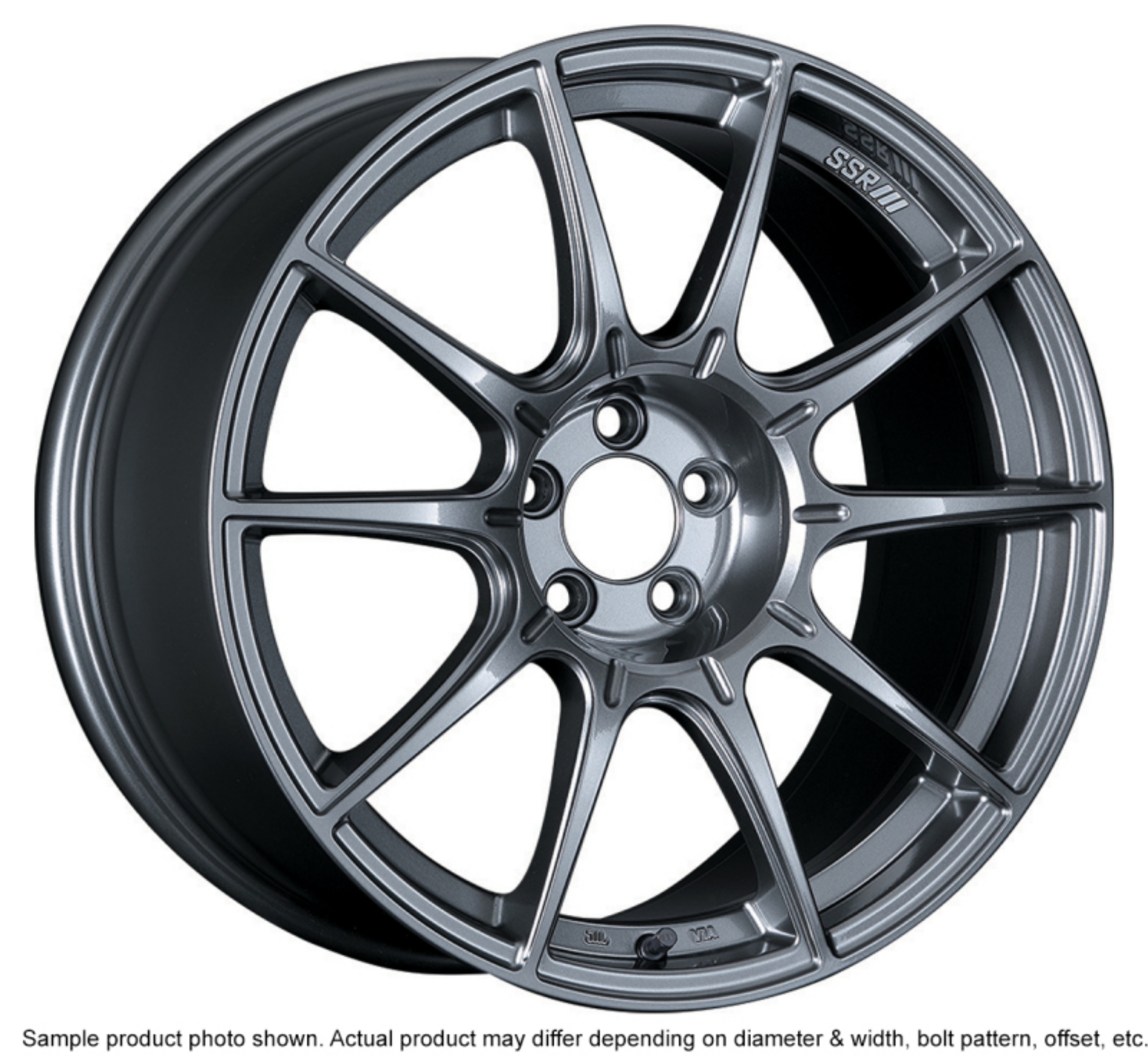Picture of SSR GTX01 18x8-5 5x114-3 38mm Offset Dark Silver Wheel