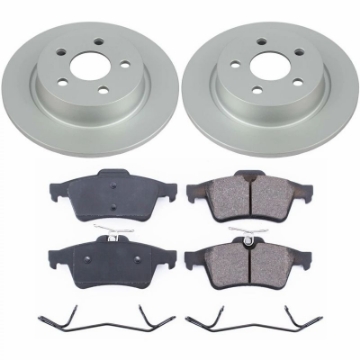 Picture of Power Stop 18-19 Ford Transit Connect Rear Z17 Evolution Geomet Coated Brake Kit