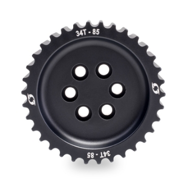 Picture of KraftWerks Cogged Pulley - 85mm Cogged 64mm Width 6 Bolt - Must Use Adapter Hub