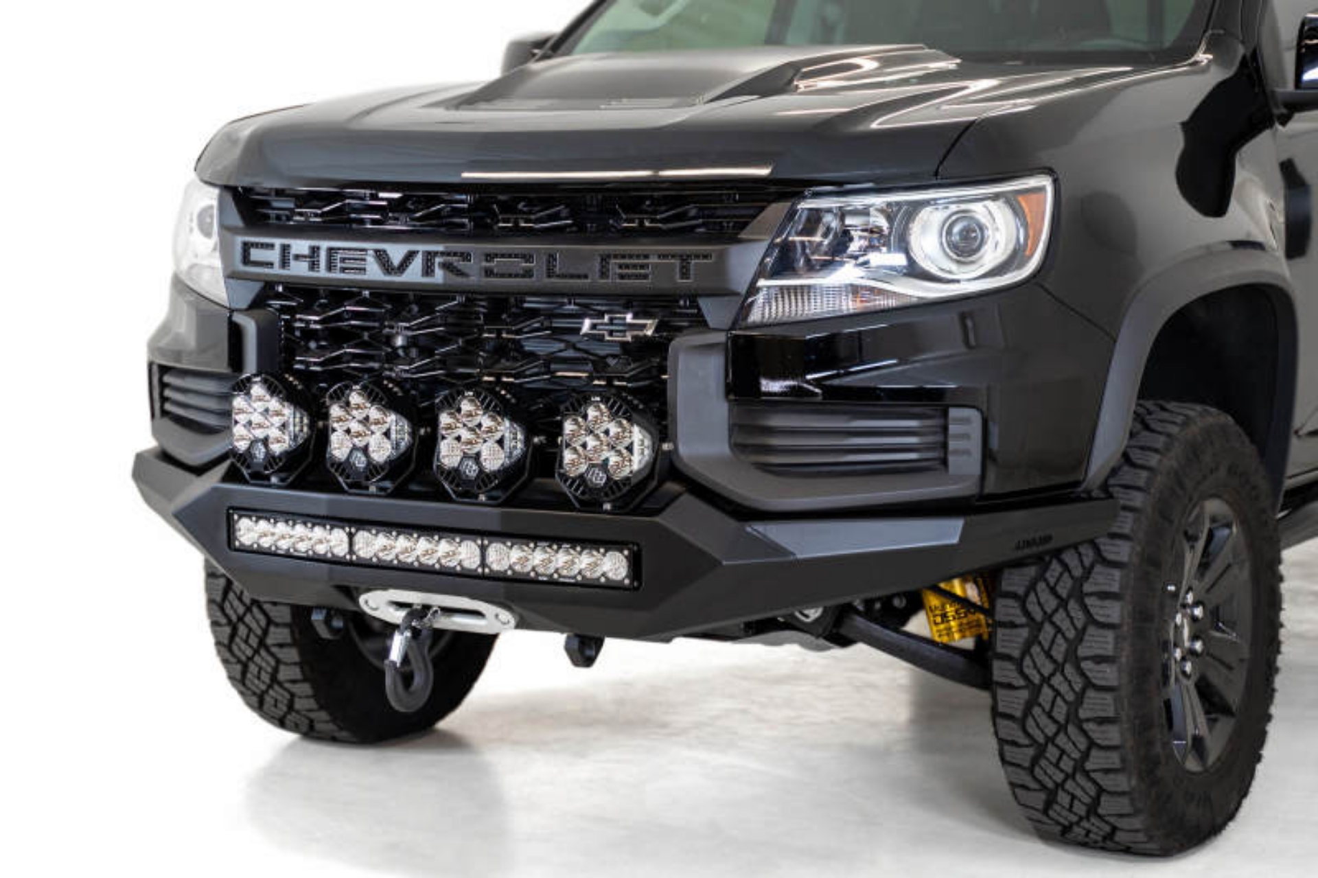 Picture of Addictive Desert Designs 2021 Chevy Colorado ZR2 Stealth Fighter Front Bumper