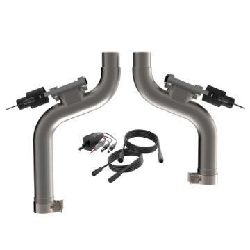 Picture of 2015-2017 Ford Mustang GT QTP Aggressor Cutout Pipes