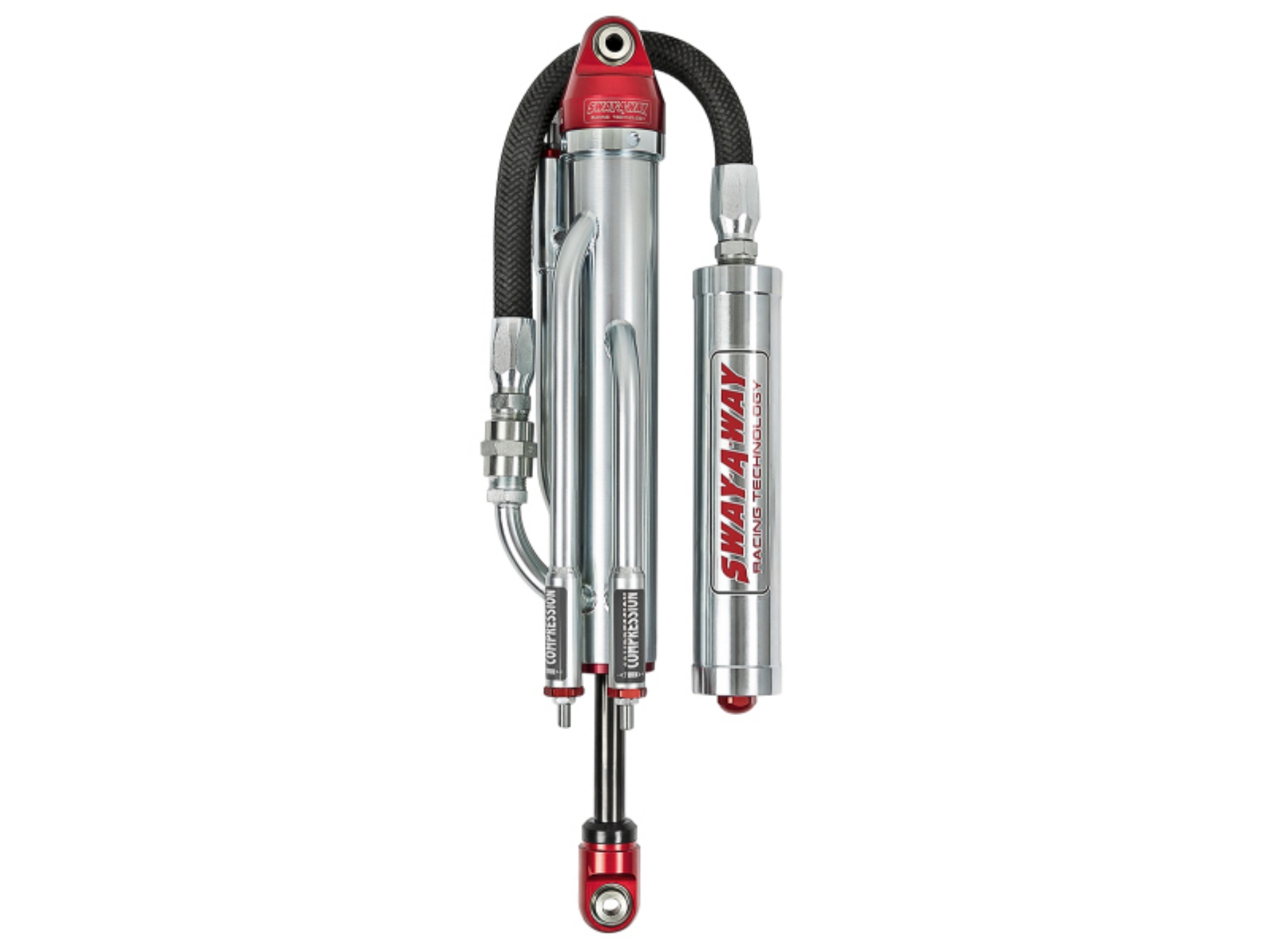 Picture of aFe Sway-A-Way 2-5 Bypass Shock 3-Tube w- Remote Reservoir Right Side 14in Stroke