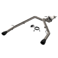 Picture of 2019-2024 Ram 1500 QTP Screamer Split Rear Exit Cat Back Black Tips