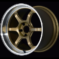 Picture of Advan R6 18x8-0 +45 5-114-3 Machining & Racing Brass Gold Wheel