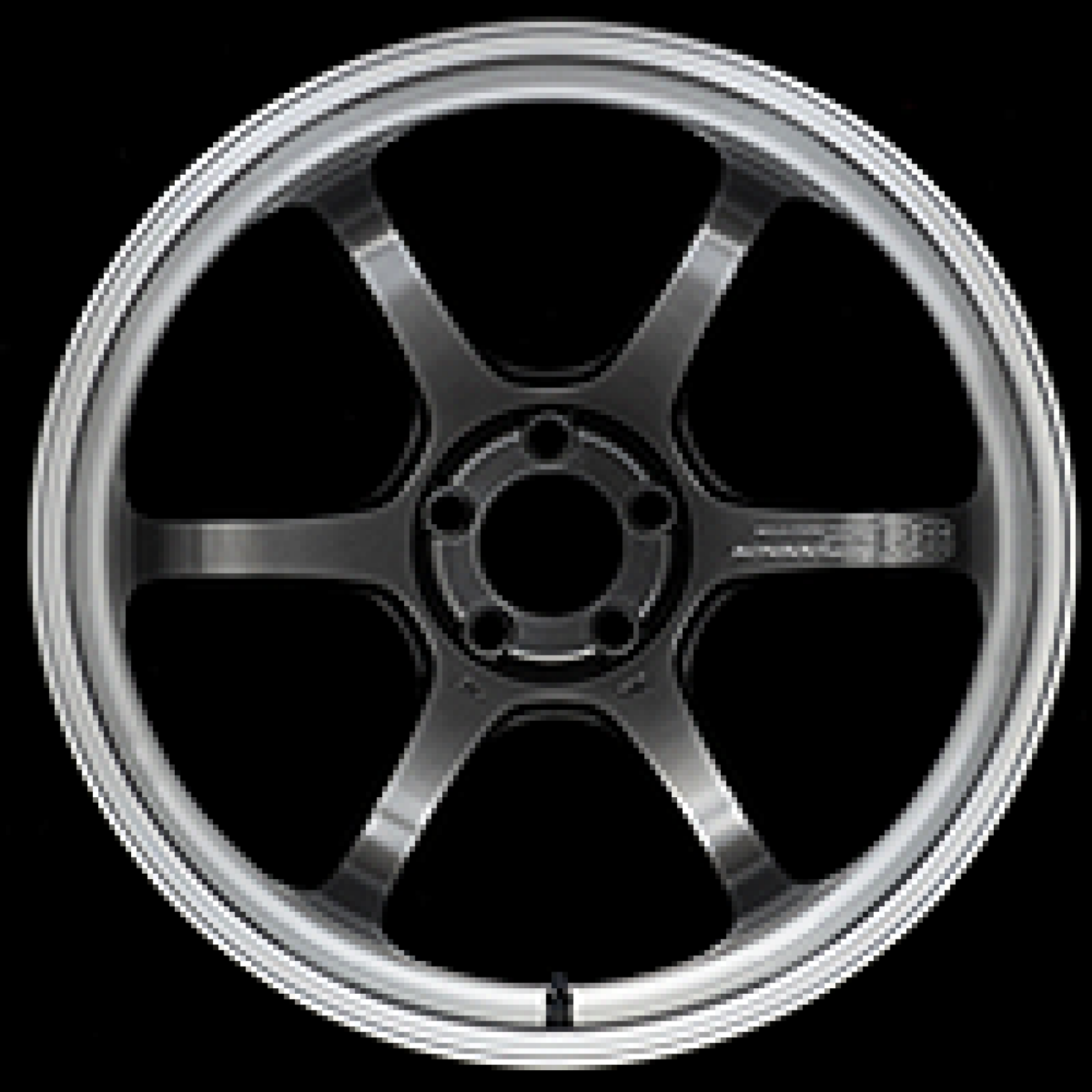 Picture of Advan R6 18x10-0 +24 5-114-3 Machining & Racing Hyper Black Wheel