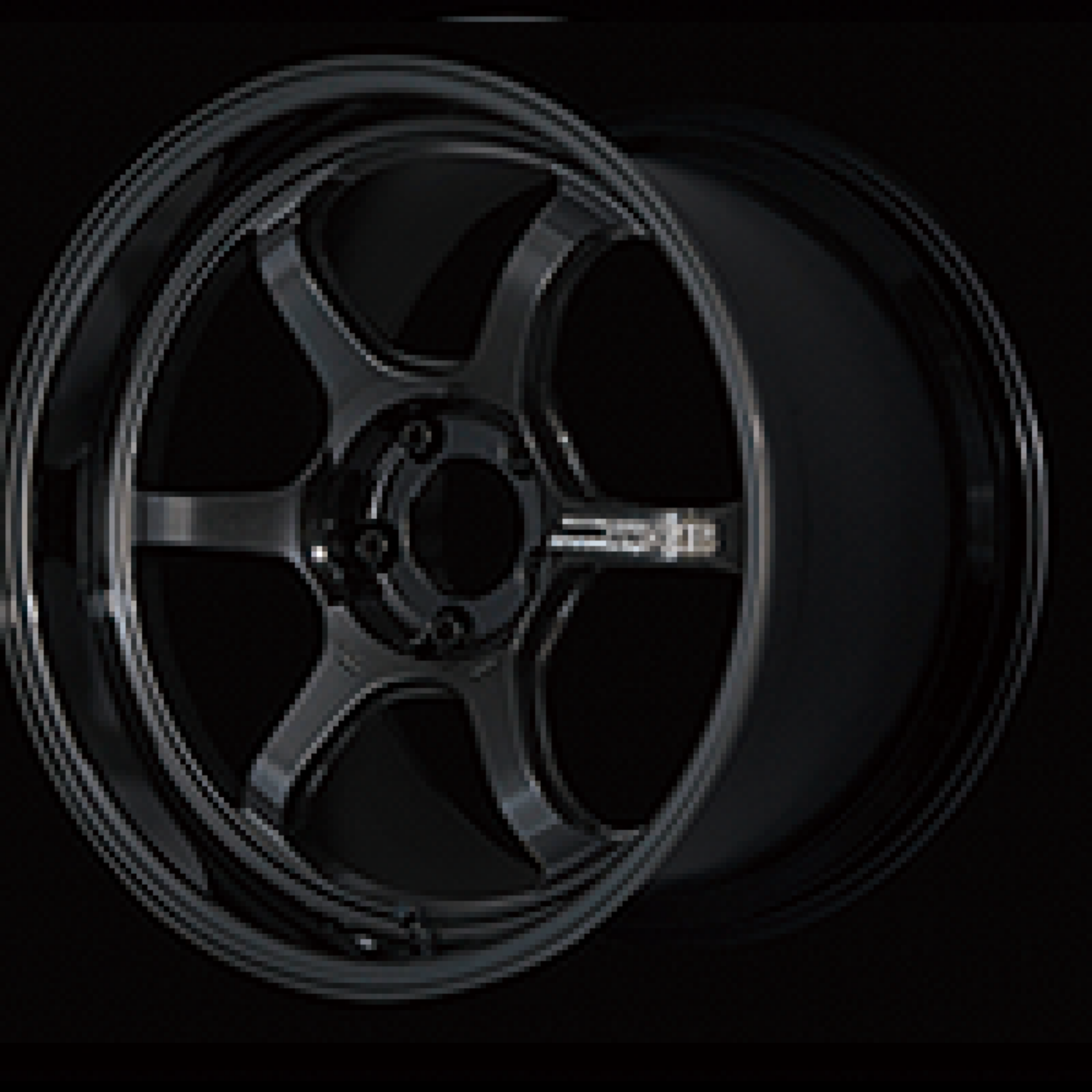 Picture of Advan R6 18x10-5 +32 5-112 Racing Titanium Black Wheel