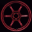 Picture of Advan R6 18x12-0 +25 5-114-3 Racing Candy Red Wheel