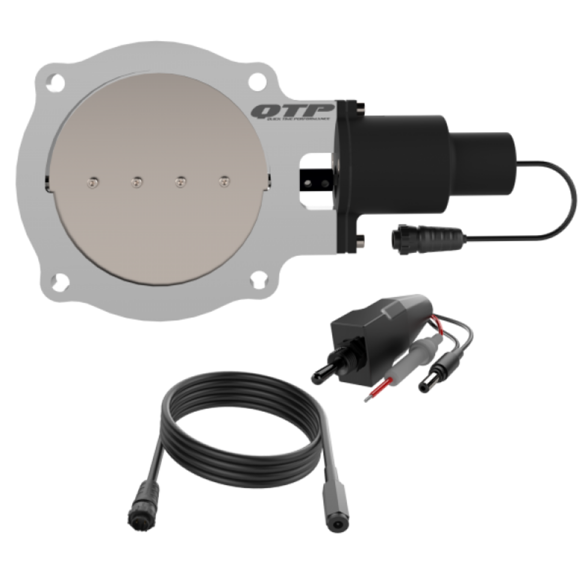 Picture of QTP 5in Bolt-On QTEC Electric Cutout Valve - Single