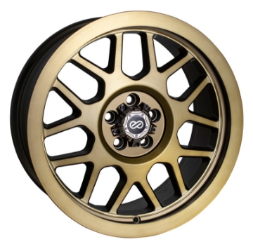 Picture of Enkei Matrix 17x8 6x139-7 30mm Offset 93-1mm Bore Brushed Gold Wheel