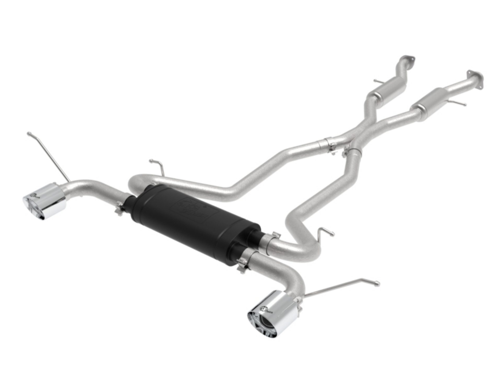 Picture of aFe Vulcan Series 2-5in 304SS Cat-Back Exhaust 11-19 Jeep Grand Cherokee WK2 5-7L w- Polished Tips