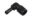 Picture of Vibrant -8AN to 3-8in Hose Barb 90 Degree Adapter - Anodized Black