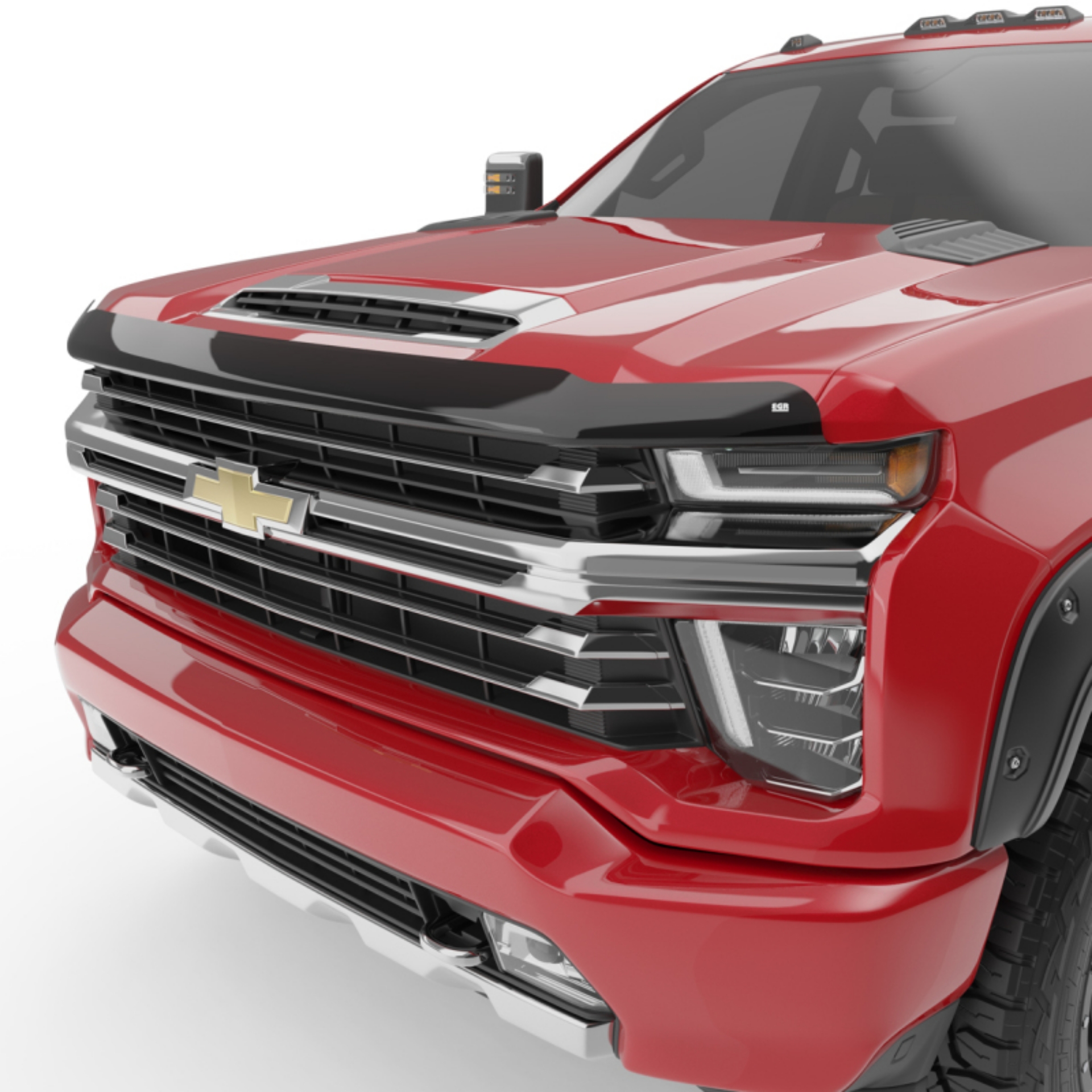 Picture of EGR 2020+ Chevy Silverado HD Superguard Hood Shield 301881 - Dark Smoke