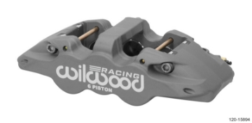 Picture of Wilwood Caliper-Aero6-L-H - Black Anodize -80 Thk Pad 1-75-1-38-1-38in Pistons -810in Disc