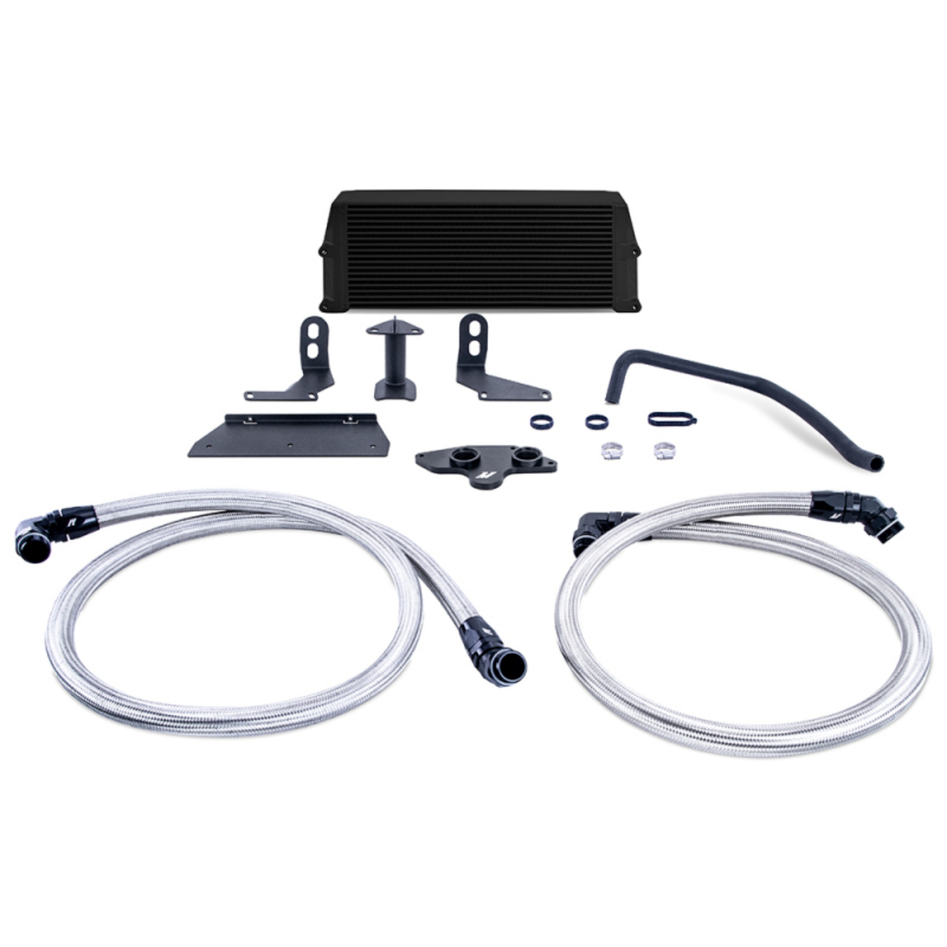 Picture of Mishimoto 11-19 Ford 6-7L Powerstroke Performance Oil Cooler Kit - Black