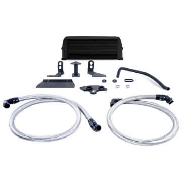 Picture of Mishimoto 11-19 Ford 6-7L Powerstroke Performance Oil Cooler Kit - Black