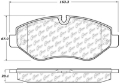 Picture of StopTech 10-18 Mercedes-Benz Sprinter 2500 Front Truck & SUV Brake Pad