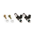 Picture of Injector Dynamics ID2600-XDS Fuel Injectors Polaris RZR 14mm Grey Adapter Top Set of 2