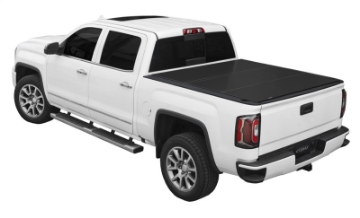 Picture of Access LOMAX Tri-Fold Cover 2019+ Chev-GMC Full Size 1500 5ft 8in Standard Bed - Matte Black