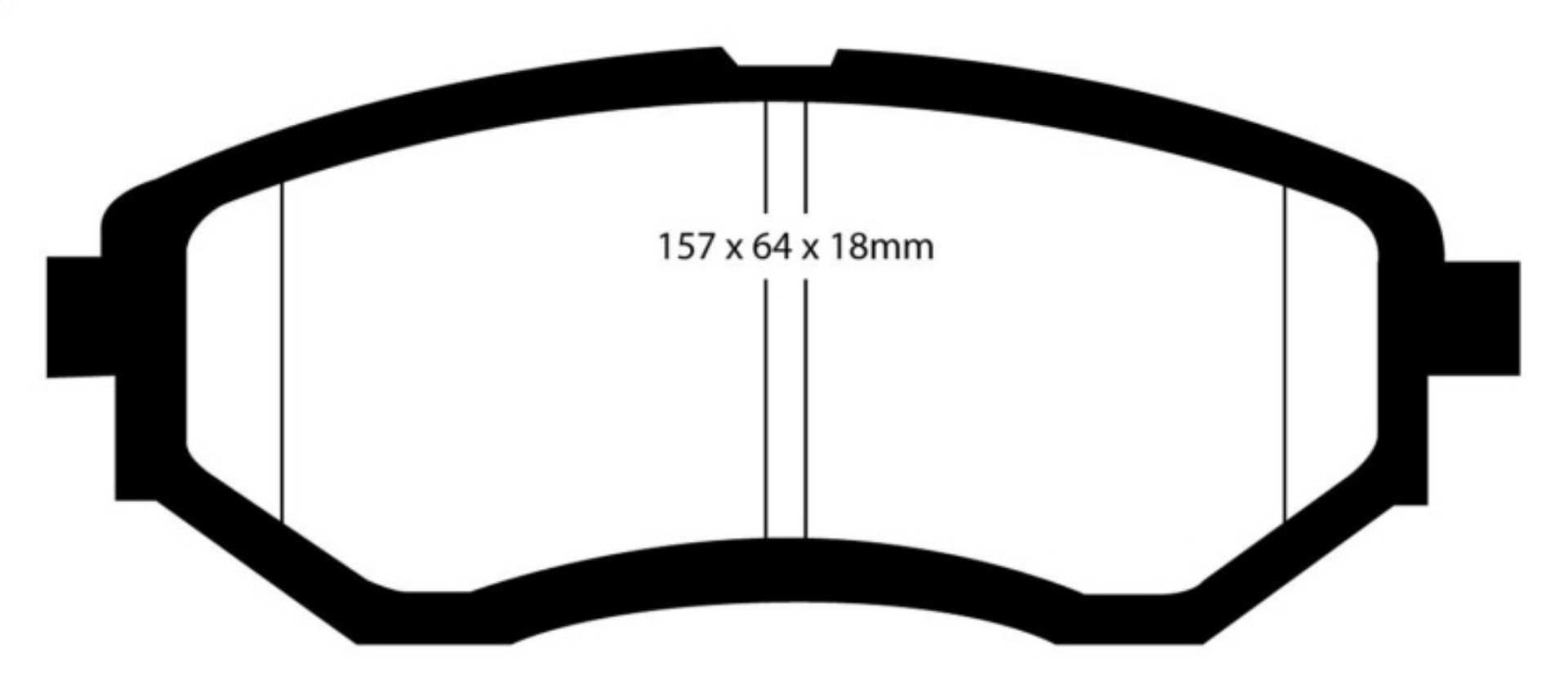 Picture of EBC 15-21 Subaru WRX 2-5L Excl 2022 Models Bluestuff Front Brake Pads