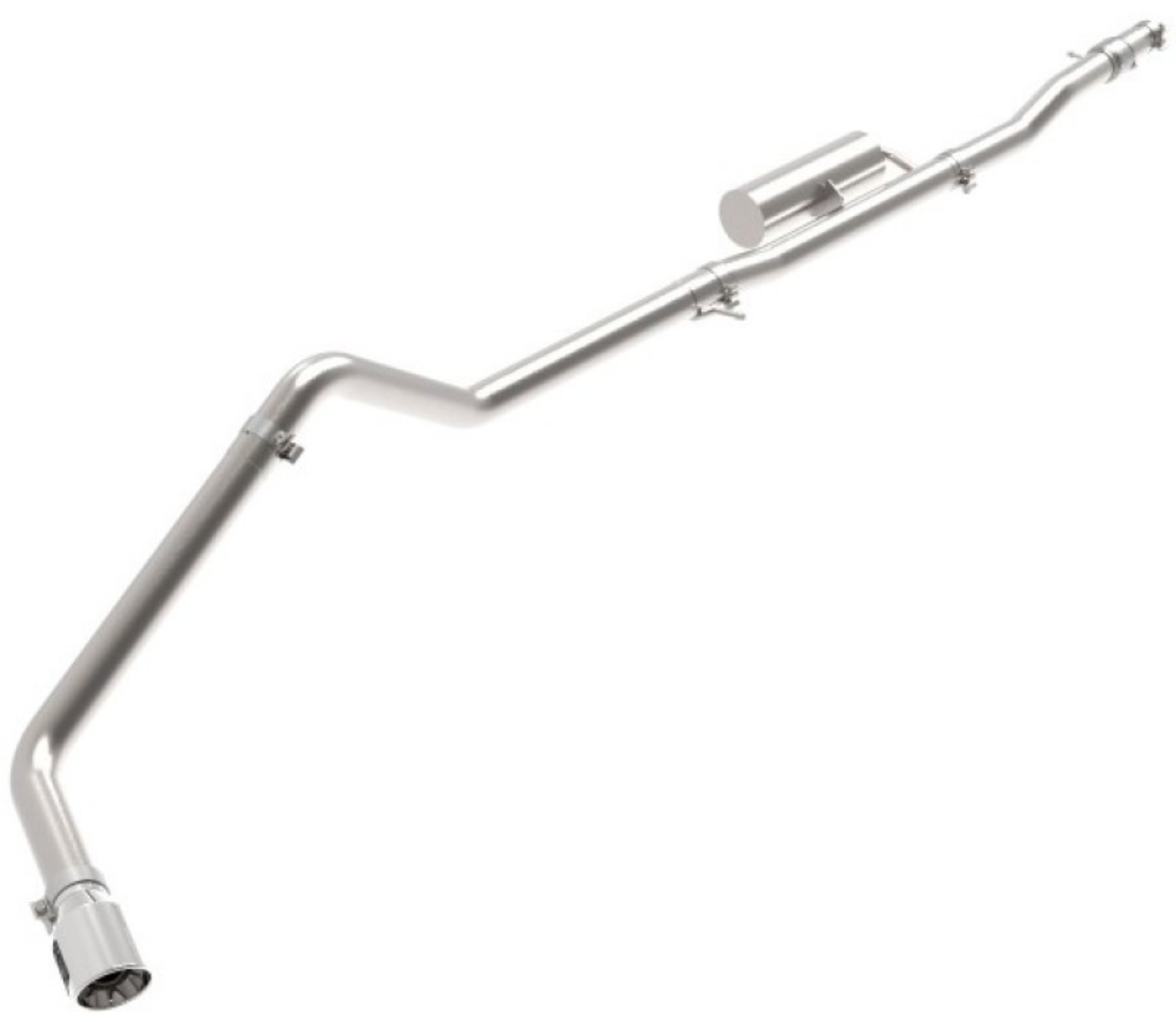 Picture of aFe Apollo GT Series 3in 409 SS Cat-Back Exhaust 19-20 Ford Ranger 2-3L w- Polished Tips