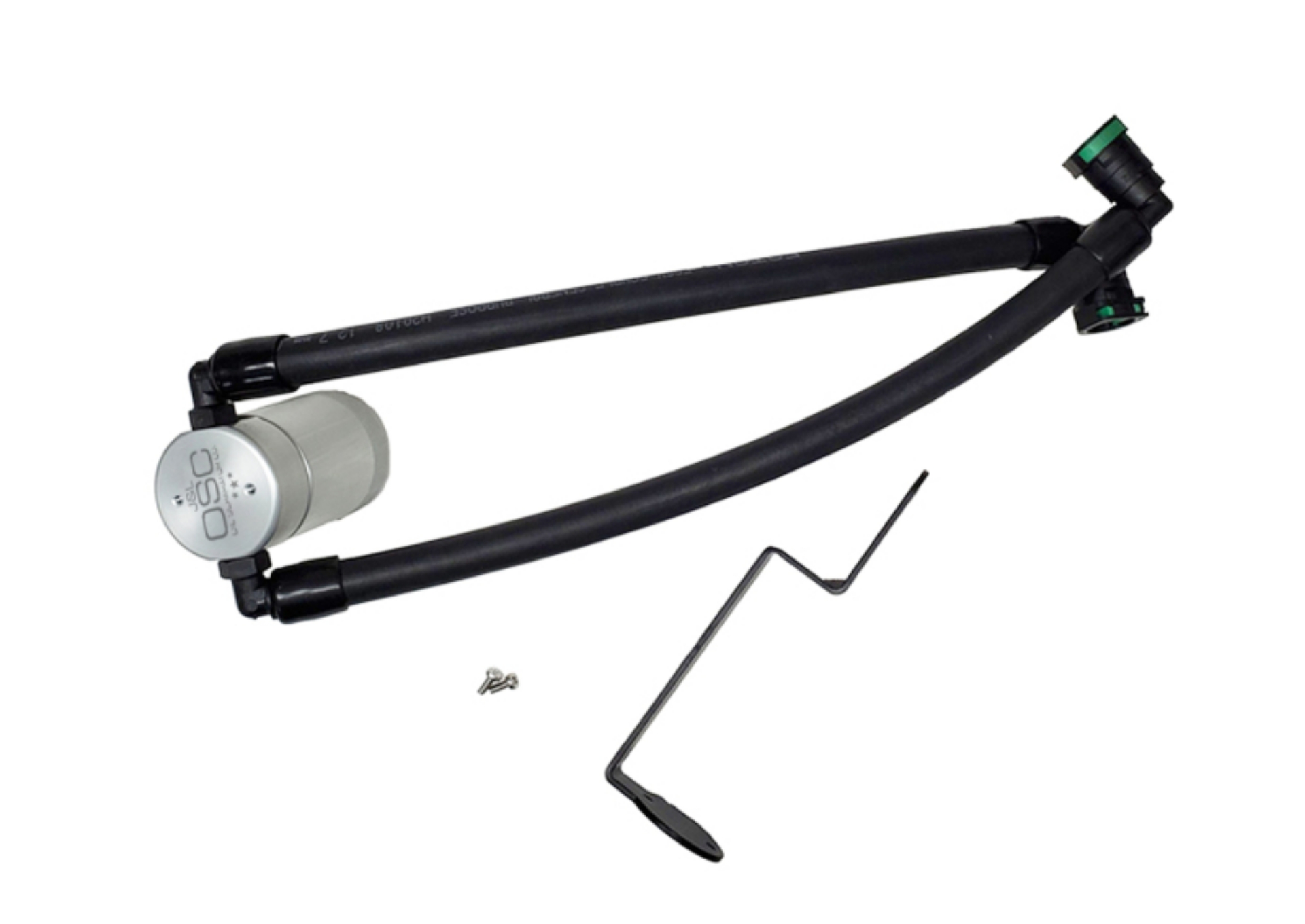 Picture of J&L 2021-2024 Ford Bronco 1-5L EcoBoost Passenger Side Oil Separator 3-0 - Clear Anodized