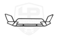 Picture of LP Aventure 18-19 Subaru Outback Big Bumper Guard - Powder Coated