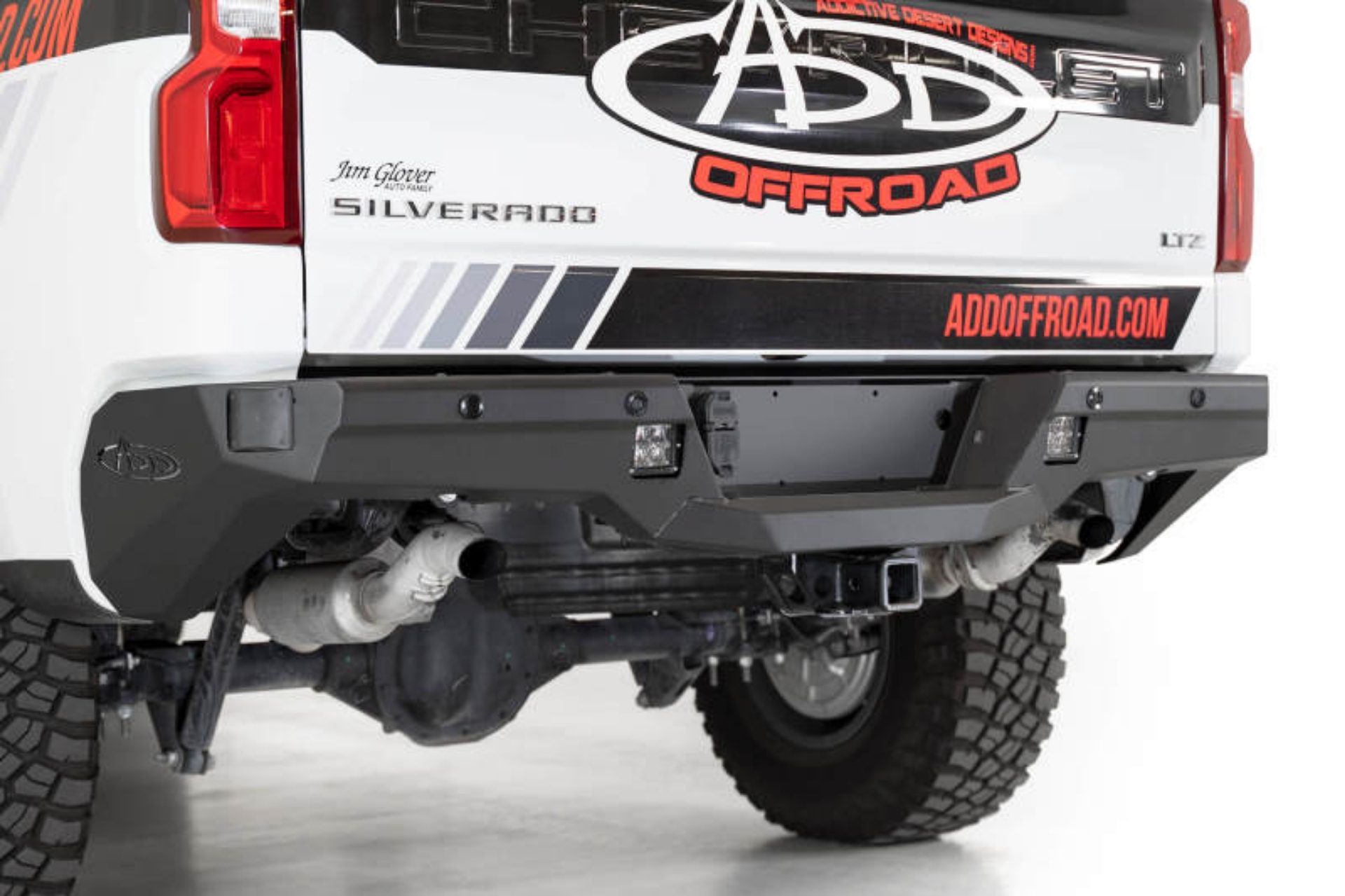 Picture of Addictive Desert Designs 2019-2020 Chevrolet Silverado 1500 Stealth Rear Bumper