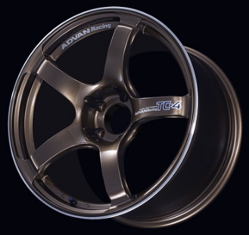 Picture of Advan TC4 17x7-5 +48 5-112 Umber Bronze Metallic & Ring Wheel