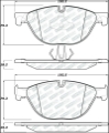 Picture of StopTech 11-13 BMW 535i Street Select Front Brake Pads