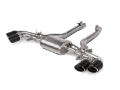 Picture of Akrapovic 2020-23 BMW X5M F95-X6M F96 Slip-On Line Titanium w-Carbon Fiber Titanium Tips