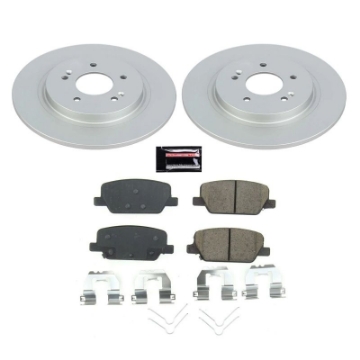 Picture of Power Stop 2019 Hyundai Santa Fe Rear Z17 Evolution Geomet Coated Brake Kit