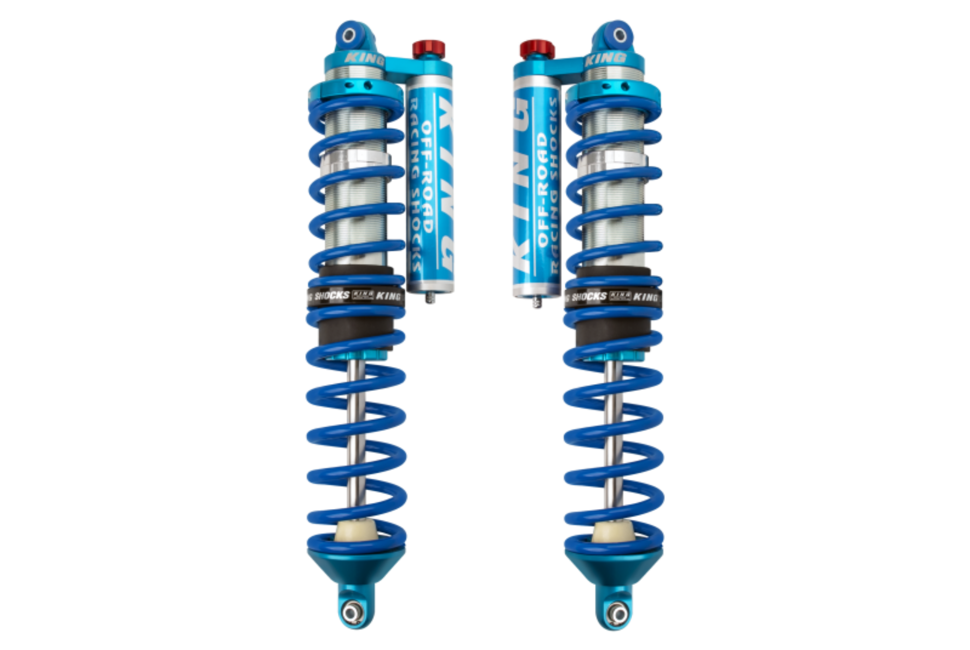 Picture of King Shocks Polaris RZR S 900 Front 2-5 Piggyback Coilover w- Adjuster
