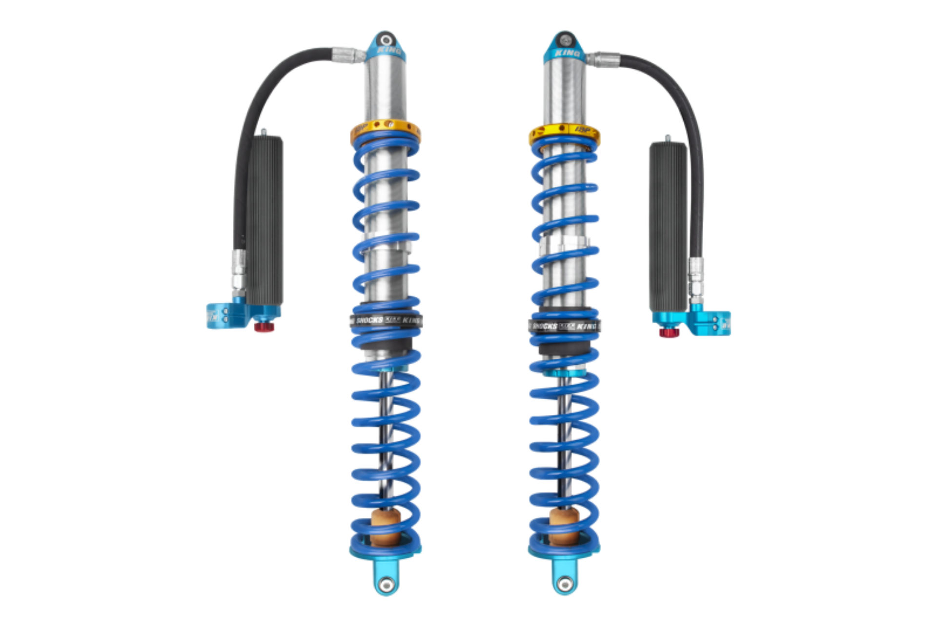 Picture of King Shocks 14-16 Polaris RZR-XP1000-Turbo Rear 3-0 Internal Bypass Remote Coilover w- Adj&Finned
