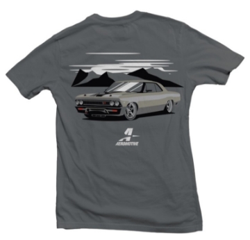 Picture of Aeromotive Muscle Car Logo Grey T-Shirt - Large