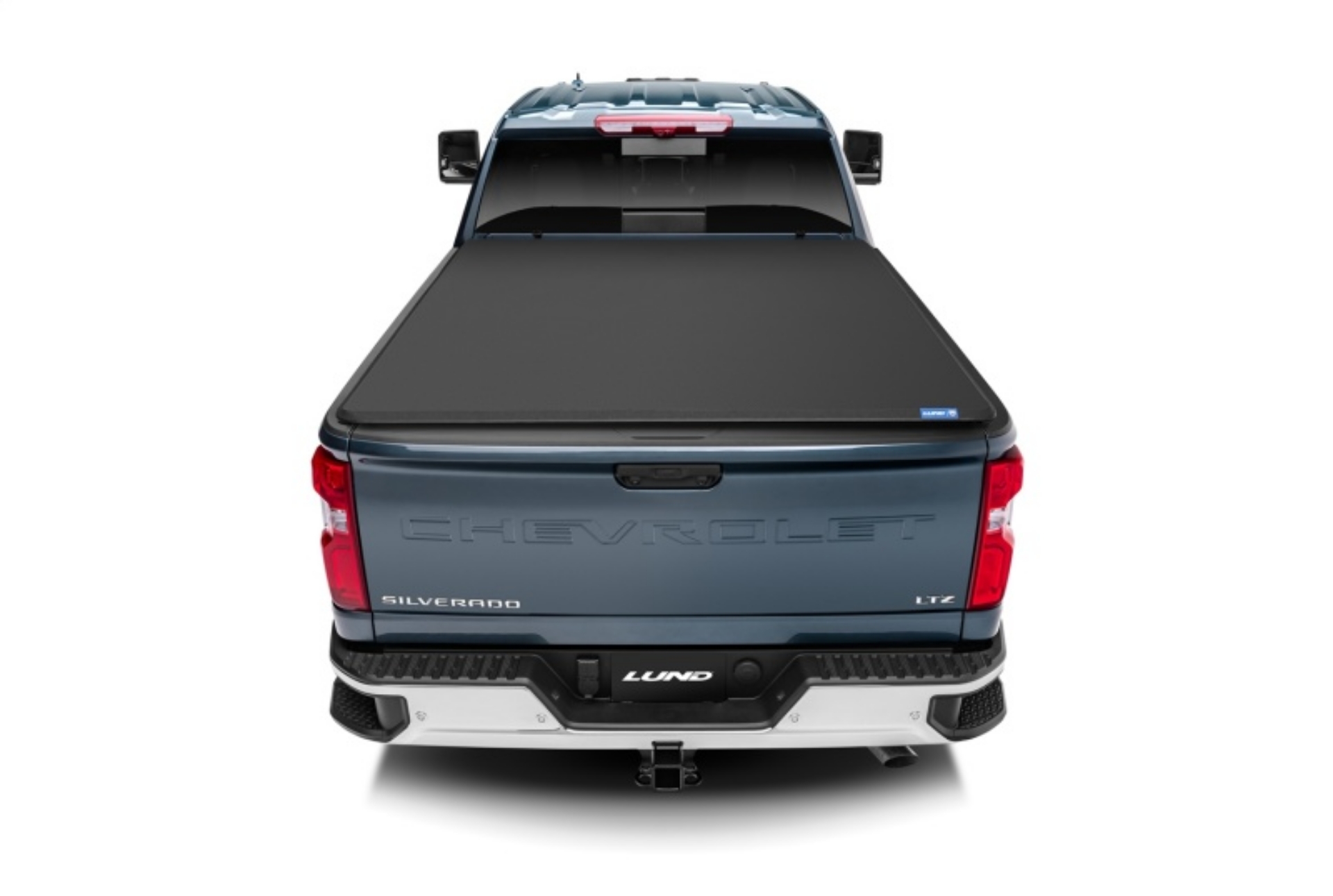 Picture of Lund 2020 Chevy Silverado 2500 HD 6-9ft- Bed Genesis Elite Tri-Fold Tonneau Cover - Black