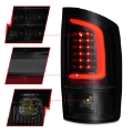 Picture of ANZO 2002-2006 Dodge  Ram 1500 LED Tail Lights w- Light Bar Black Housing Smoke Lens