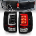 Picture of ANZO 2004-2006 Ford F-150 LED Tail Lights w- Light Bar Black Housing Clear Lens