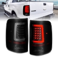 Picture of ANZO 2004-2006 Ford F-150 LED Tail Lights w- Light Bar Black Housing Smoke Lens