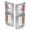 Picture of ANZO 1994-1998 Chevrolet Blazer Corner Lights Clear Lens w- Amber Reflector