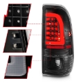 Picture of ANZO 1997-2003 Ford F-150 LED Tail Lights w- Light Bar Black Housing Clear Lens