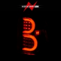 Picture of ANZO 2002-2009 Chevrolet Trailblazer LED Tail Lights w- Light Bar Black Housing Clear Lens