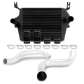 Picture of Mishimoto 99-03 Ford 7-3L Powerstroke PSD Black Intercooler Kit w- Polished Pipes