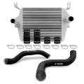 Picture of Mishimoto 99-03 Ford 7-3L Powerstroke PSD Silver Intercooler Kit w- Black Pipes