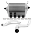 Picture of Mishimoto 99-03 Ford 7-3L Powerstroke PSD Silver Intercooler Kit w- Polished Pipes