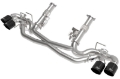 Picture of AFe MACH Force-Xp 304 Stainless Steel Cat-Back Exhaust Black 2020 Chevrolet Corvette C8