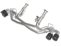 Picture of AFe MACH Force-Xp 304 Stainless Steel Cat-Back Exhaust Carbon 2020 Chevrolet Corvette C8