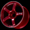 Picture of Advan TC4 18x9 +25 5-114-3 Racing Candy Red and Ring Wheel