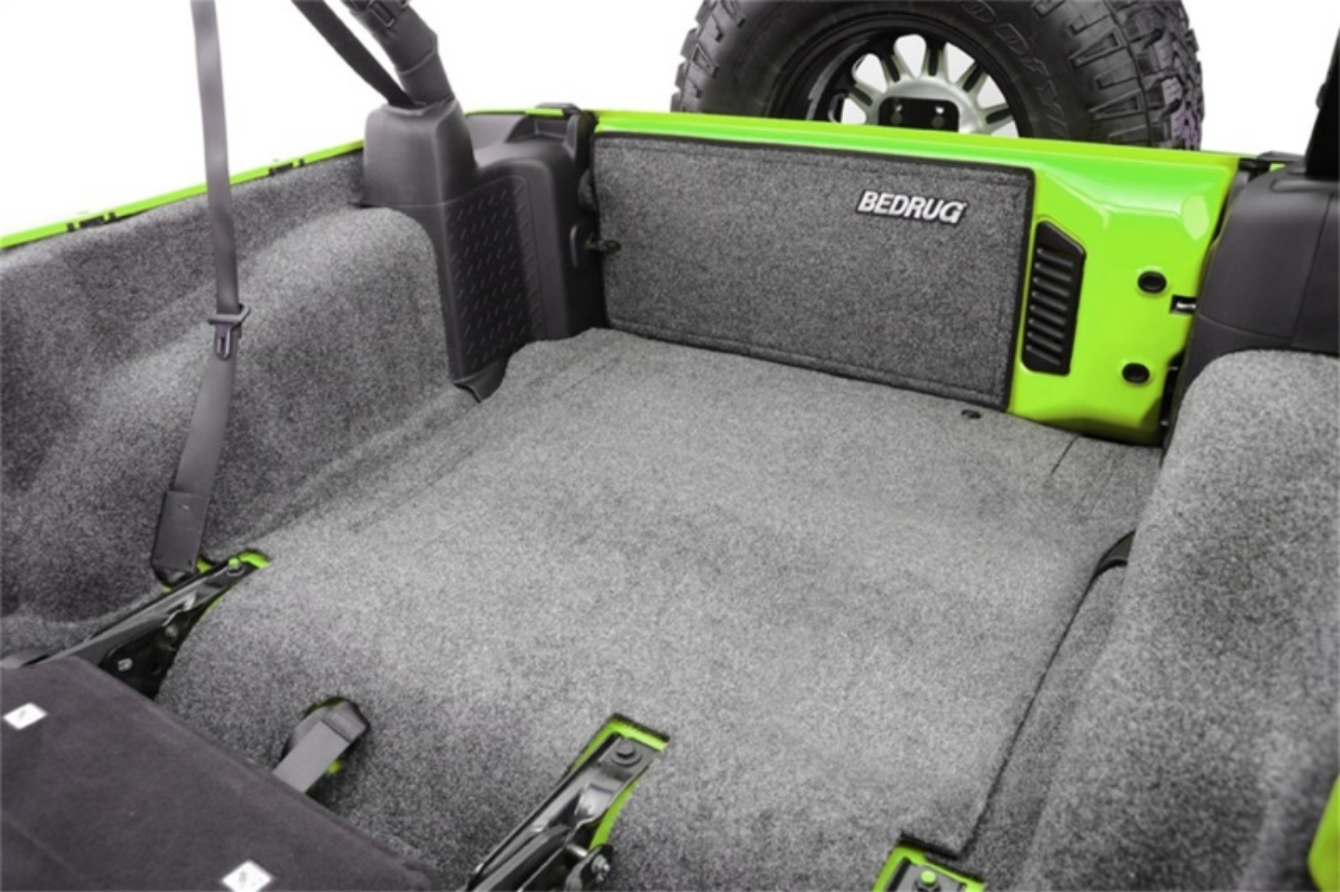 Picture of BedRug 11-16 Jeep JK 2Dr Rear 5pc Cargo Kit Incl Tailgate & Tub Liner