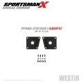 Picture of Westin 2020 Chevy Silverado 2500-3500 Sportsman X Grille Guard - Textured Black